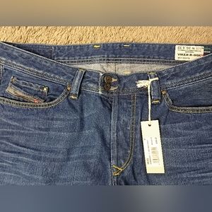 $198 DIESEL VIKER-R-BOX Italian Button Fly Denim Jeans  - NWT - 36x32